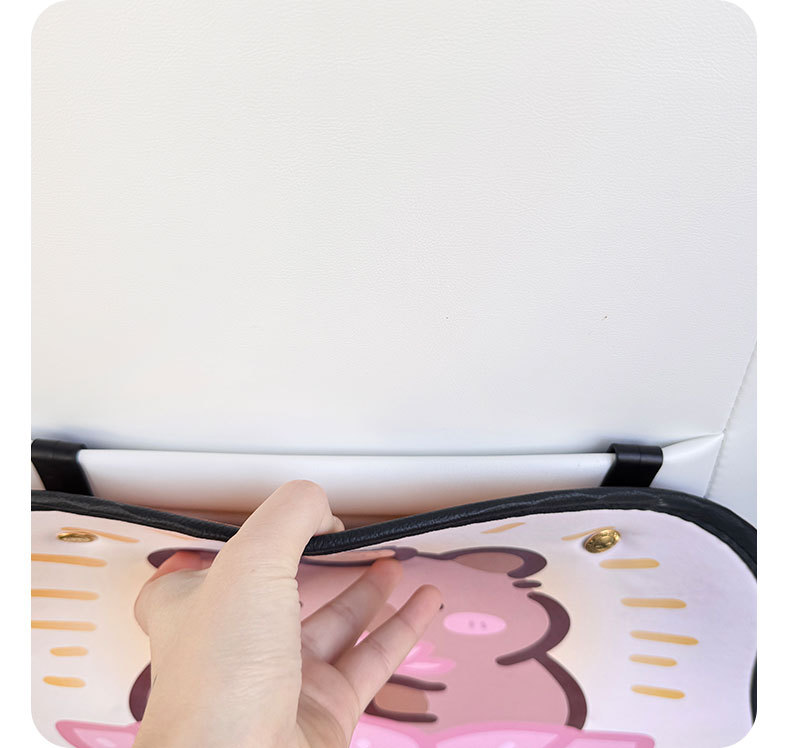 Kapibala Cartoon Cute Car Seat Back Anti-Kick Pad Simple and Comfortable Storage Bag Anti-Kick Pad Anti-Dirty Pad