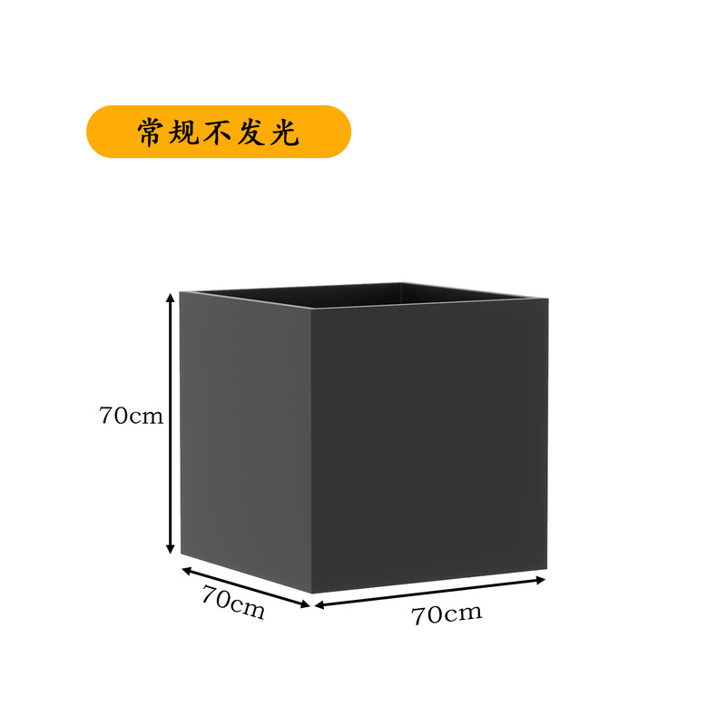 屋外フラワーボックス発光コンビネーションバルコニー花壇中庭ガーデンテラス風景植栽ボックスフラワーチャンネルステンレス鋼|undefined