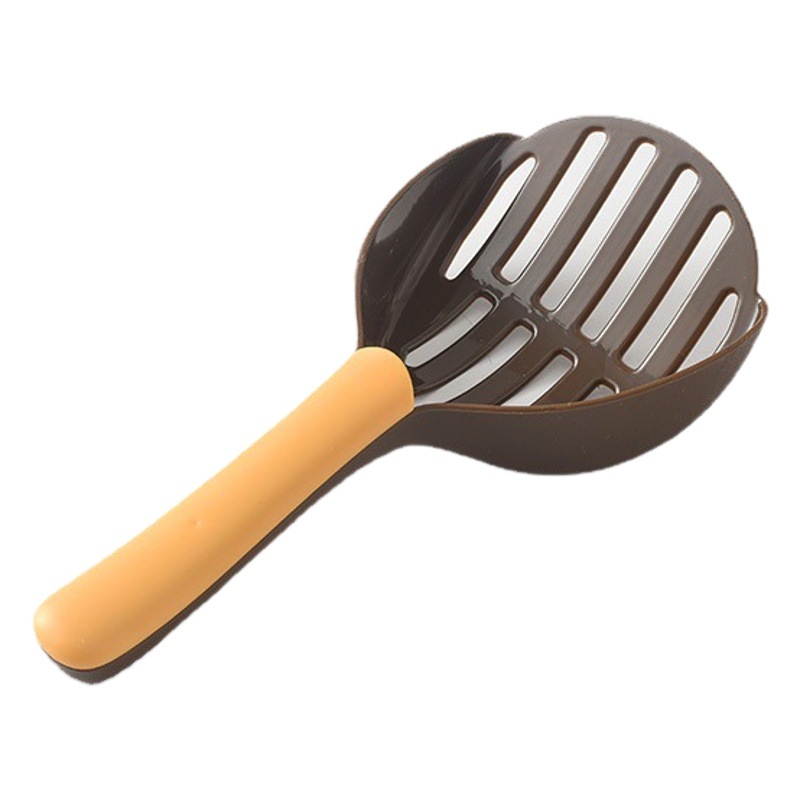 Pala de arena para gatos de mascotas pala de arena para gatos de plástico pala de arena para gatos pala de estiércol de gato de mascotas artefacto de mierda en stock al por mayor