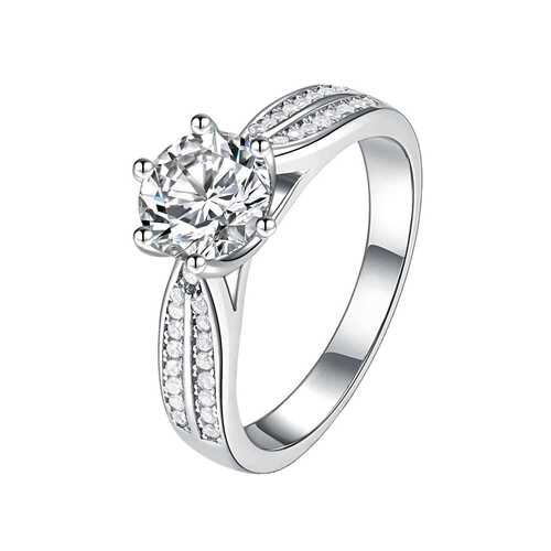 Starlight Queen Double-Row Moissanite Wedding Ring for Women, Full of Stars, Pt950, 3-Carat, Cross-Border Wholesale for Foreign Trade