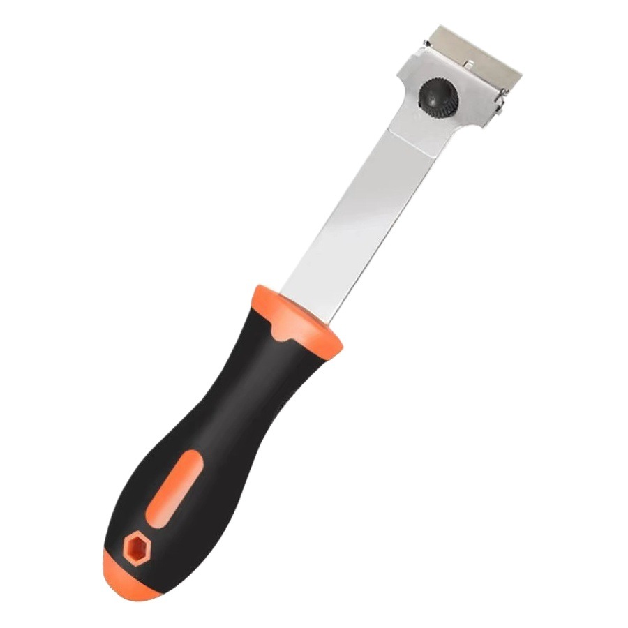 Hoja multifunción cuchilla de doble cabeza raspado y alargamiento pala cuchillo de eliminación de pegamento herramienta de película de coche cuchilla de limpieza