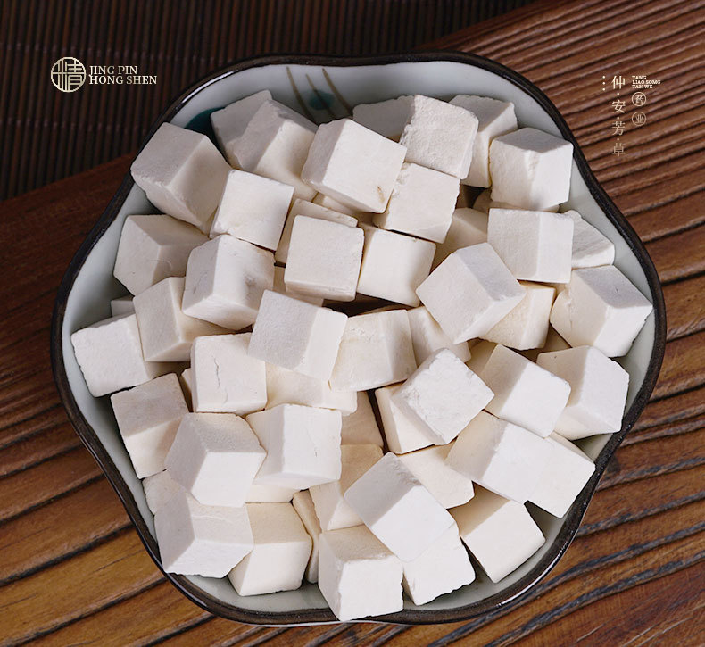 Yunnan White Fu Ling Blocks (Poria cocos) — Sulfur-Free Hand-Selected Food Herb, 500g key features