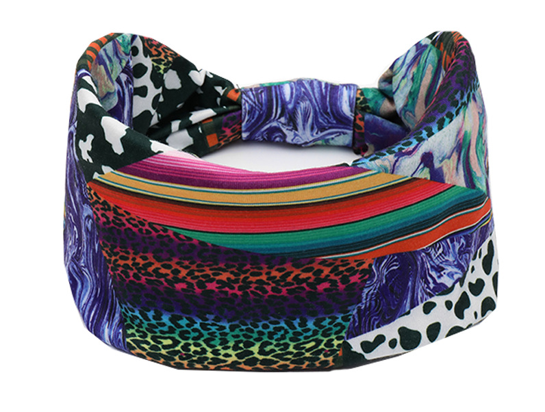 Women's Bohemian Printing Cloth Printing Hair Band display picture 5