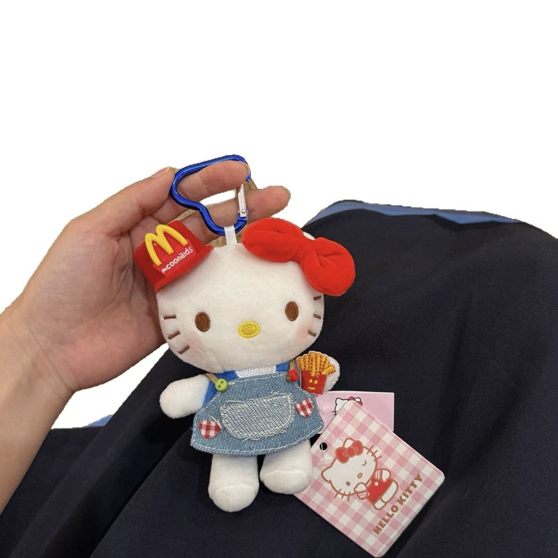 本物のハローキティサンリオバッグペンダントぬいぐるみキーホルダースクールバッグペンダント人形|undefined
