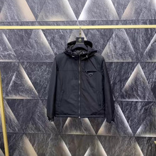 2025冬季新款加棉加厚休闲连帽百搭夹克二棉外闲品质外衣潮流修身