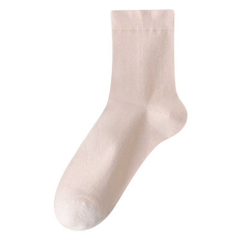 Suxinaimin nuevo estilo coreano suave boca suelta confinamiento calcetines chica japonesa Rosa todo partido calcetines de algodón de color sólido