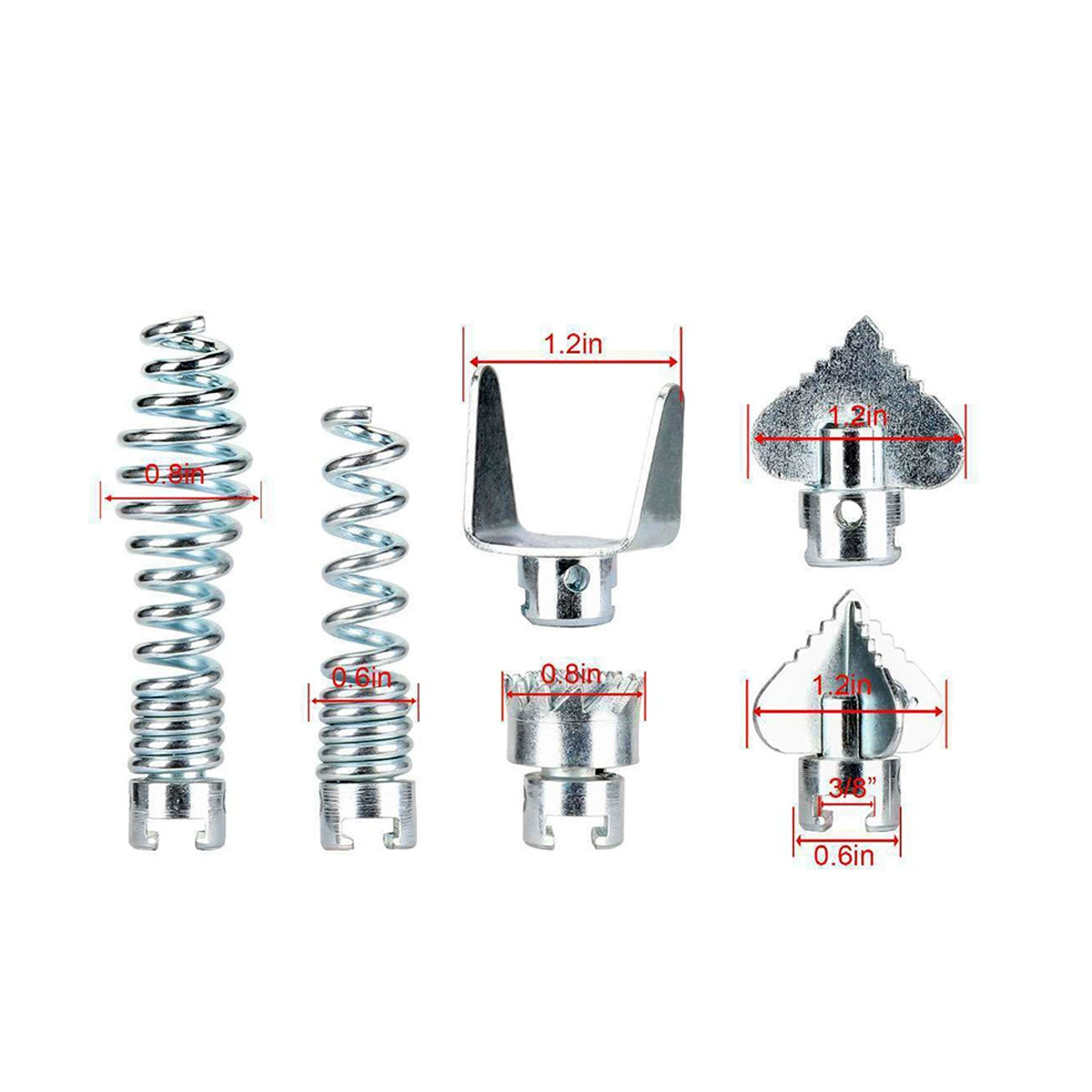 7 шт. Комплект трубопровода дноуглубительные машины ножа головка дноуглубительные пружины автоматическая головка блокировки головки/шестерни/ножевой головки комбинированный инструмент