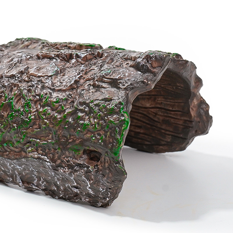 Cueva Escondite para Reptiles de PVC Decorativo para Acuarios