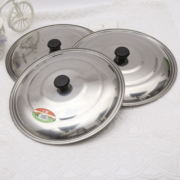 Фабрика прямой крышка кастрюли из нержавеющей стали с магнитной крышкой кастрюли для супа крышка кастрюли кухонная утварь Универсальная крышка