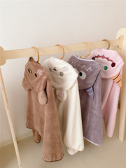 Cute cartoon hat towel bath mat water-absorbent nano anti-slip fabric quick-drying home use children and adults bathing wrap towel