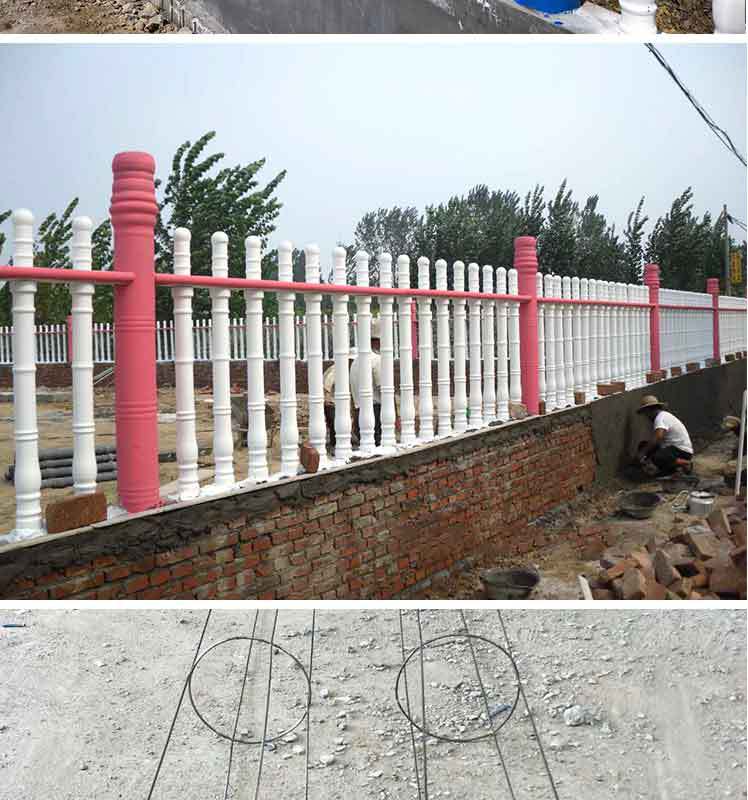 水泥护栏水泥艺术栏杆水泥围栏水泥围墙水泥罗马柱水泥花墙围栏-
