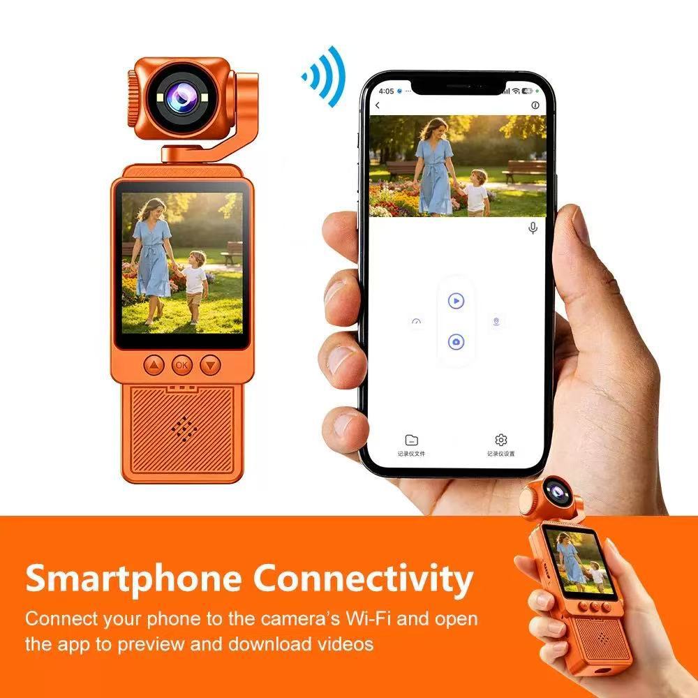 Cib ölçülü Wi-Fi idman və velosiped kamerası
