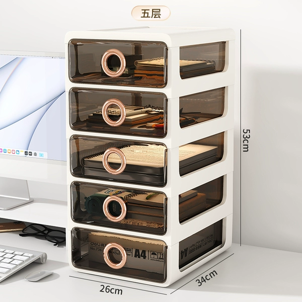 [Extra -large -Five Floor] You can put A4 paper/free installation/transparent tea