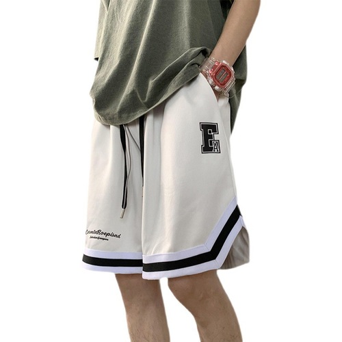 2025 Men's Short Shorts Trendy Summer Thin Five-Finger Riding Pants Fashion Outerwear Loose Basketball Pants Casual Pants