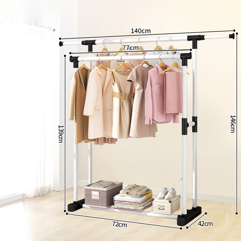 심플 [더블 폴 화이트 싱글 확장 스타일] 화이트