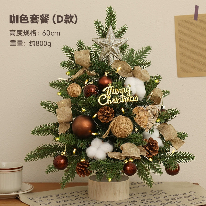 Mini Christmas Tree Pack, 30 / 45 / 60 cm, PVC or PE, 12 pcs per bundle