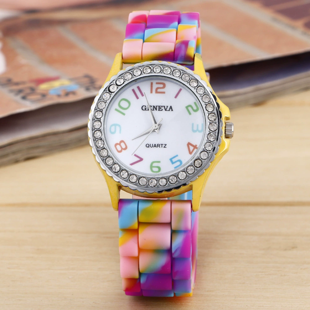 Smeeto Trendy Waterproof Швейцарские Часы - Алмазы, Корейский Стиль, Яркий и Заманчивый Дизайн!
