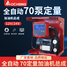 12V大功率定量加油机220V抽油泵加注机总成24V便携柴油汽油加油泵