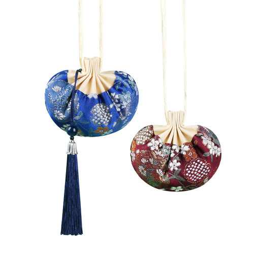 Hanfu accessories palace halter neck tassel sachet car pendant mugwort bag gift brocade Mid-Autumn sachet empty bag