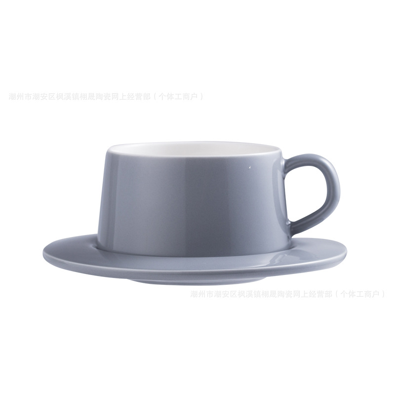 Tazas de café nórdicas, platos de té de la tarde, tazas de café cerámicas, tazas de latte, tazas de té negro, tazas de agua de oficina