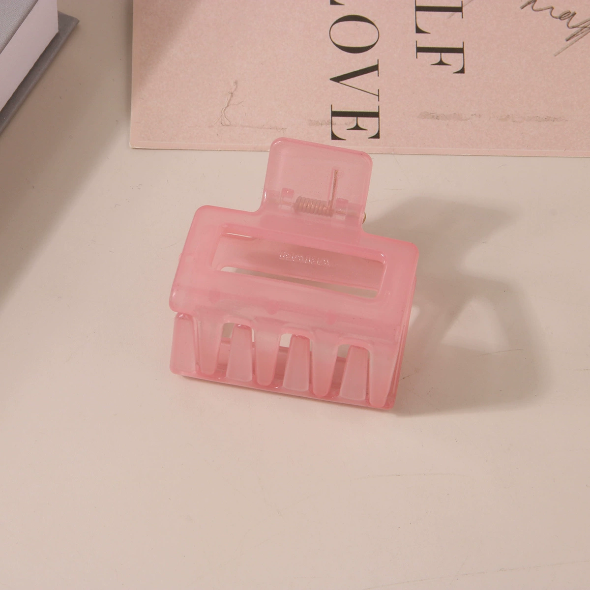 (Cross-border trading), rectangular matte crab pin, big shark, hairgrip, Amazon, simple and elegant design