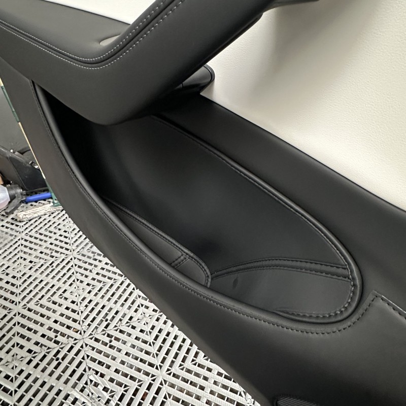 Suitable for the Updated Version of Tesla Model Y: Rear Seat Anti-Kick Pad, Rear Seat Protective Cover, Front Backrest Interior Modification