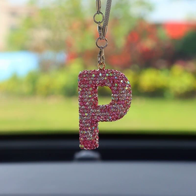 Car hanging – Women - p-letter-car-pendant-pink