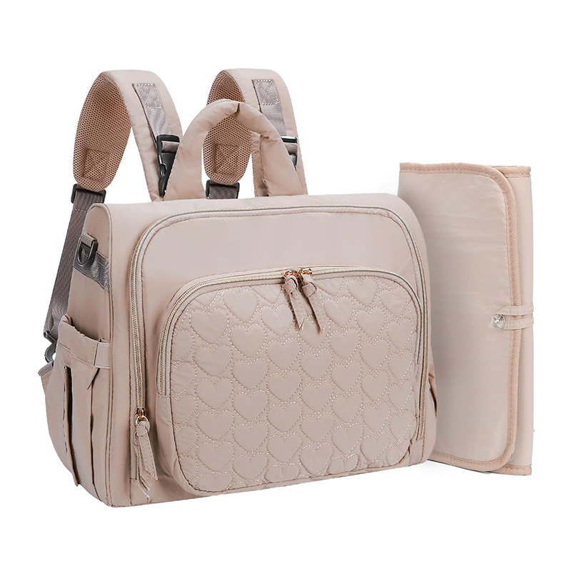 Amazon nuevo bolso de pañales bolso de mano bolso de pañales portátil mochila de aislamiento térmico pañales correa de hombro