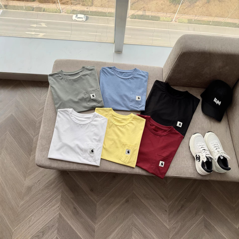 【Qingdao Warehouse Spring Season One-Piece Dropshipping】Carhartt Pocket T-Shirt 032524 【Qingdao Warehouse Spring Season One-Piece Dropshipping】Carhartt Pocket T-Shirt 032524