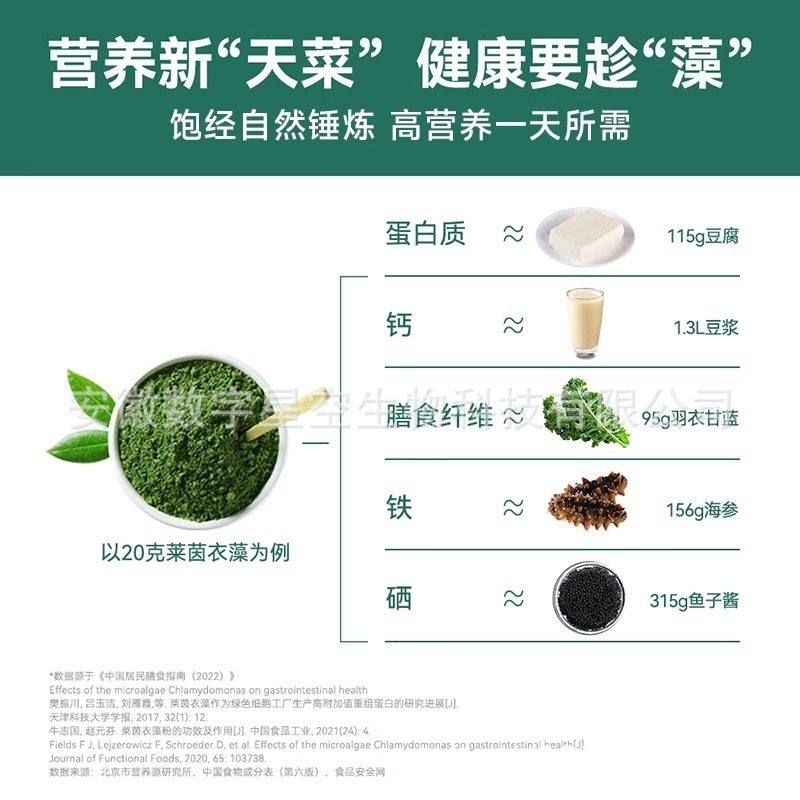 源头工厂莱茵衣藻益生元代餐粉果蔬膳食纤维青汁固体饮料|undefined