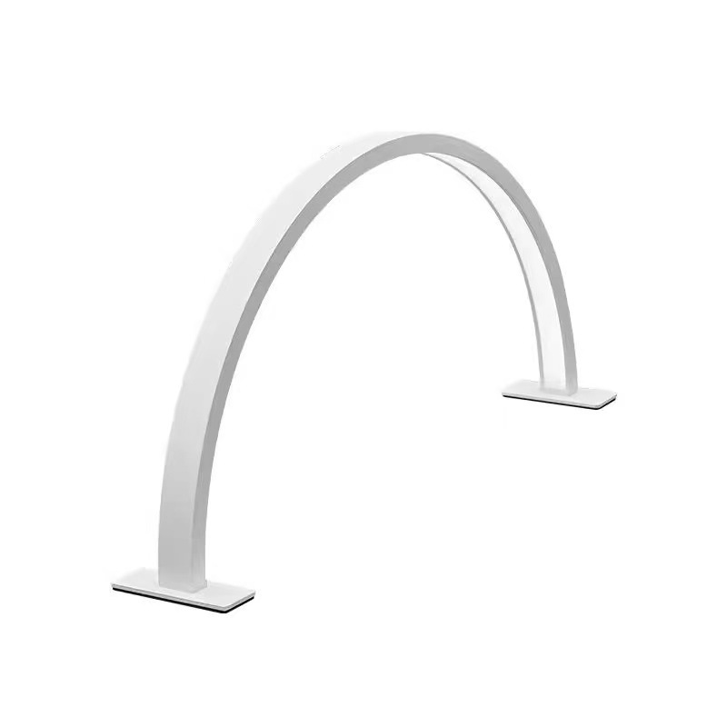 Lámpara de mesa de arte de uñas de medio mes, cámara de escritorio en vivo, curvo, trabajo de arte de uñas de medio mes, salón de belleza de medio mes, lámpara de belleza de medio mes