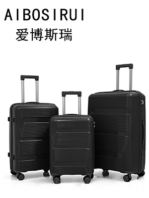 Procesamiento personalizado PP maleta cajas de tracción mujeres comercio exterior rueda universal estudiantes maleta de moda bolsa