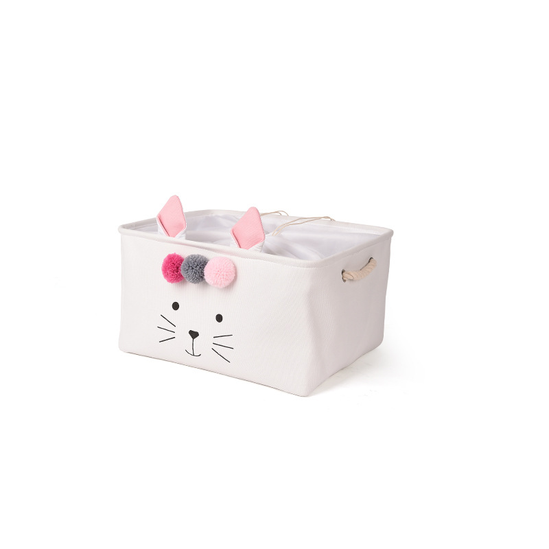 Ropa y juguetes caja de almacenamiento hogar tela ropa interior cesta de almacenamiento