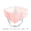 Fuchsia big linen bag
