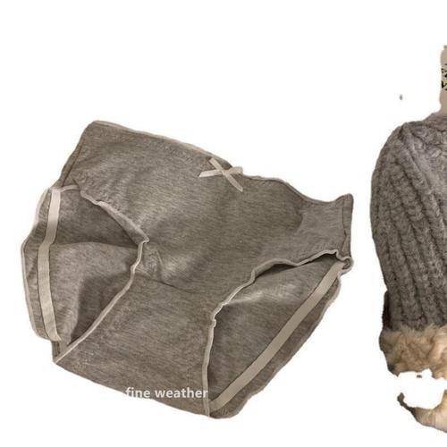 Soft cotton paste women's pure cotton underwear women's cotton crotch mid-waist summer style girls' seamless underwear women's wholesale