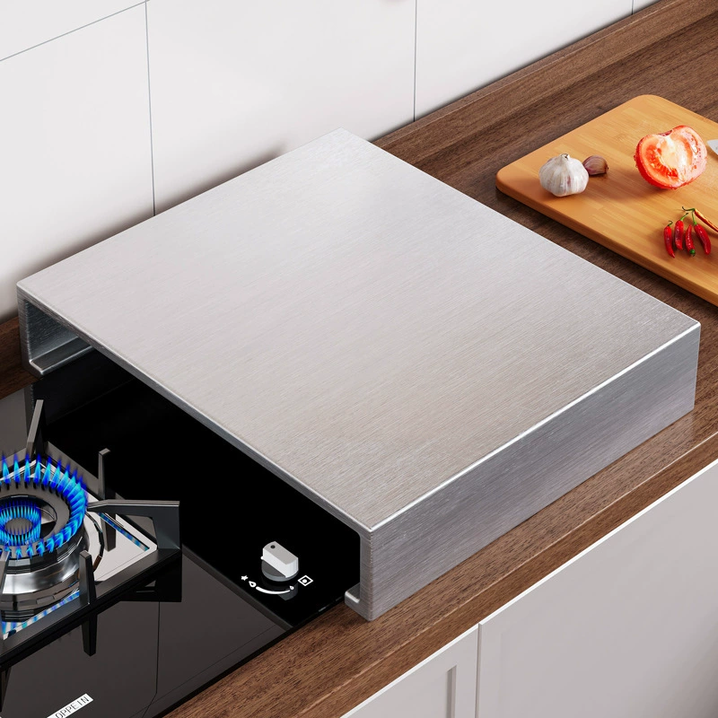 Нержавеющая сталь Кухонная газовая плита крышка индукционная плита кронштейн газовой плиты
