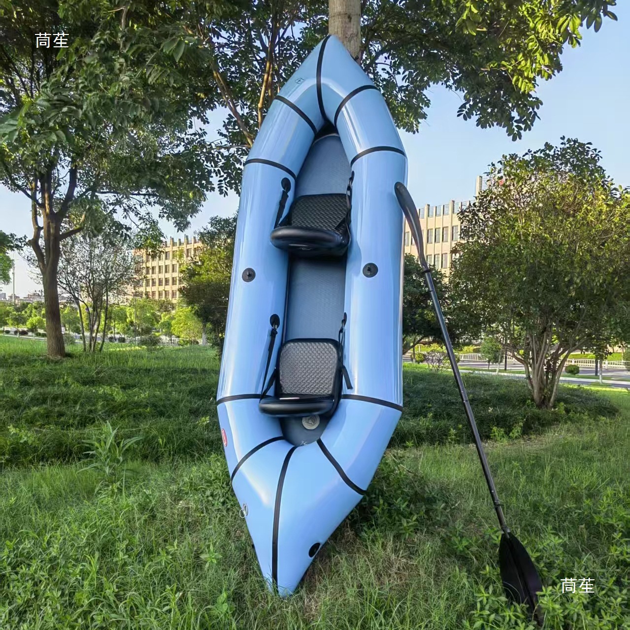 Tpu Inflatable Kayak Outdoor Kayak Rubber Boat Pvc Canoe with Brushed Bottom Pocket Fishing Boat Inflatable Boat