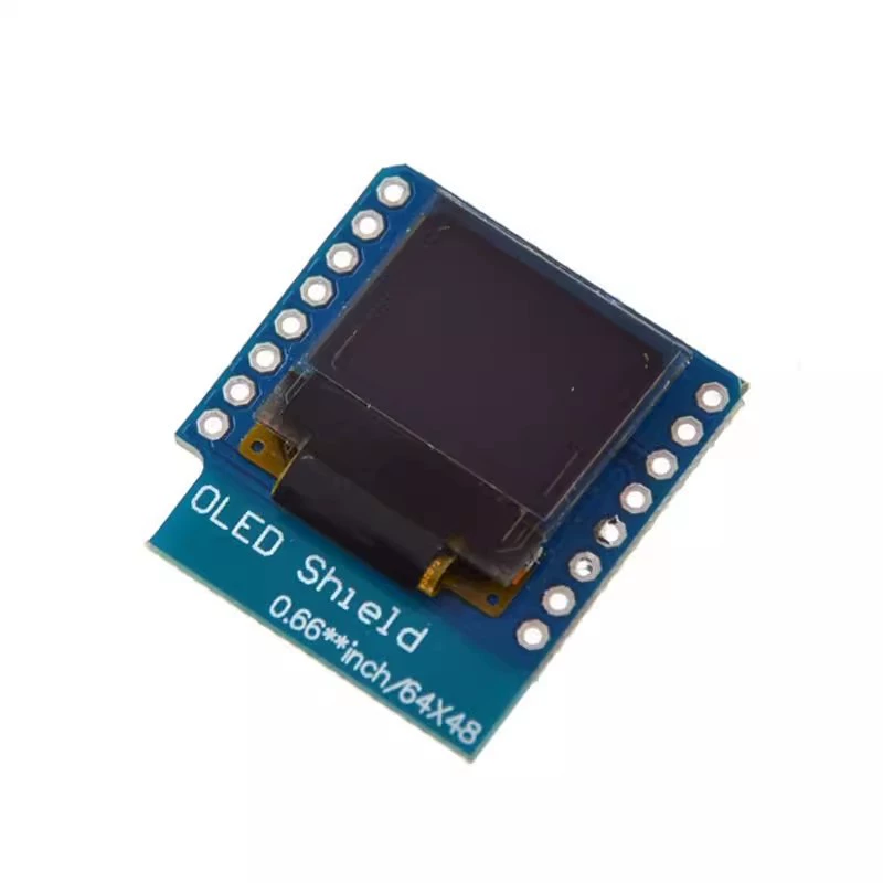 Модуль OLED-дисплея 0.66 дюйма LCD IIC/I2C интерфейс для мини-дисплея D1