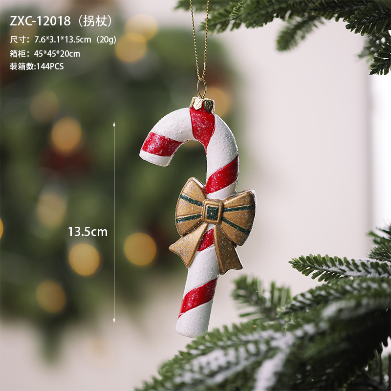 Navidad decoración colgante pan de jengibre espiga casa muletas colgante de automóvil árbol de Navidad colgante de guirnaldas de Navidad