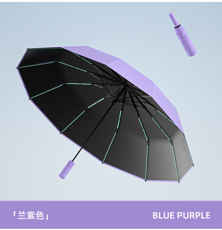 超大号雨伞加大加厚加固男士双人三人伞晴雨两用手动折叠遮阳伞|undefined