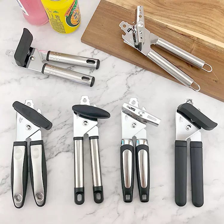 批发不锈钢开罐器手动开罐头刀 家用厨房开罐头工具 亚马逊开瓶器
