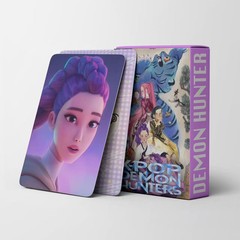 当天发货55张kpopdemon hunte猎魔女团动漫二次元收藏周边LOMO卡