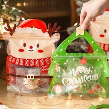 圣诞糖果袋礼物袋小号节庆创意礼袋手提纸袋diy空盒子烘焙送礼
