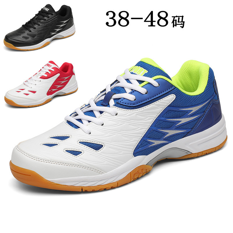 Cross-Border 47 48 Large Size Tennis Shoes for Teenagers and Students Training Table Tennis Shoes Outdoor Badminton Shoes for Men
