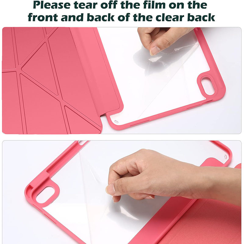 ipadari7平板保护套3Y折二合一亚克力平板保护套带笔槽防弯防摔保|undefined