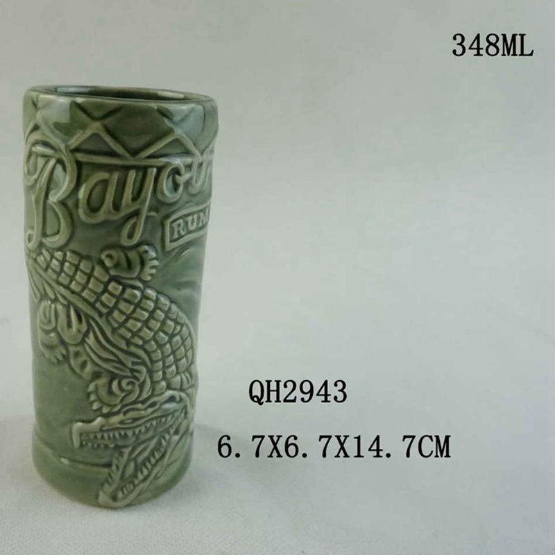 Selección estricta de tazas de cóctel hawaiano, tazas de cerámica de papagaios azules, tazas de esqueleto de zombis, tazas de red