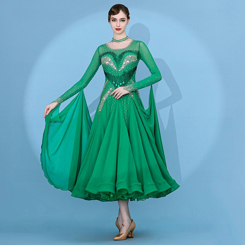 Алоэ мята! Новое платье высокого заказа Современное платье для танцев