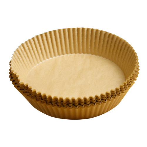 Air fryer special silicone paper pad round oil-absorbing paper baking paper kitchen oil-proof baking sheet paper plate wholesale