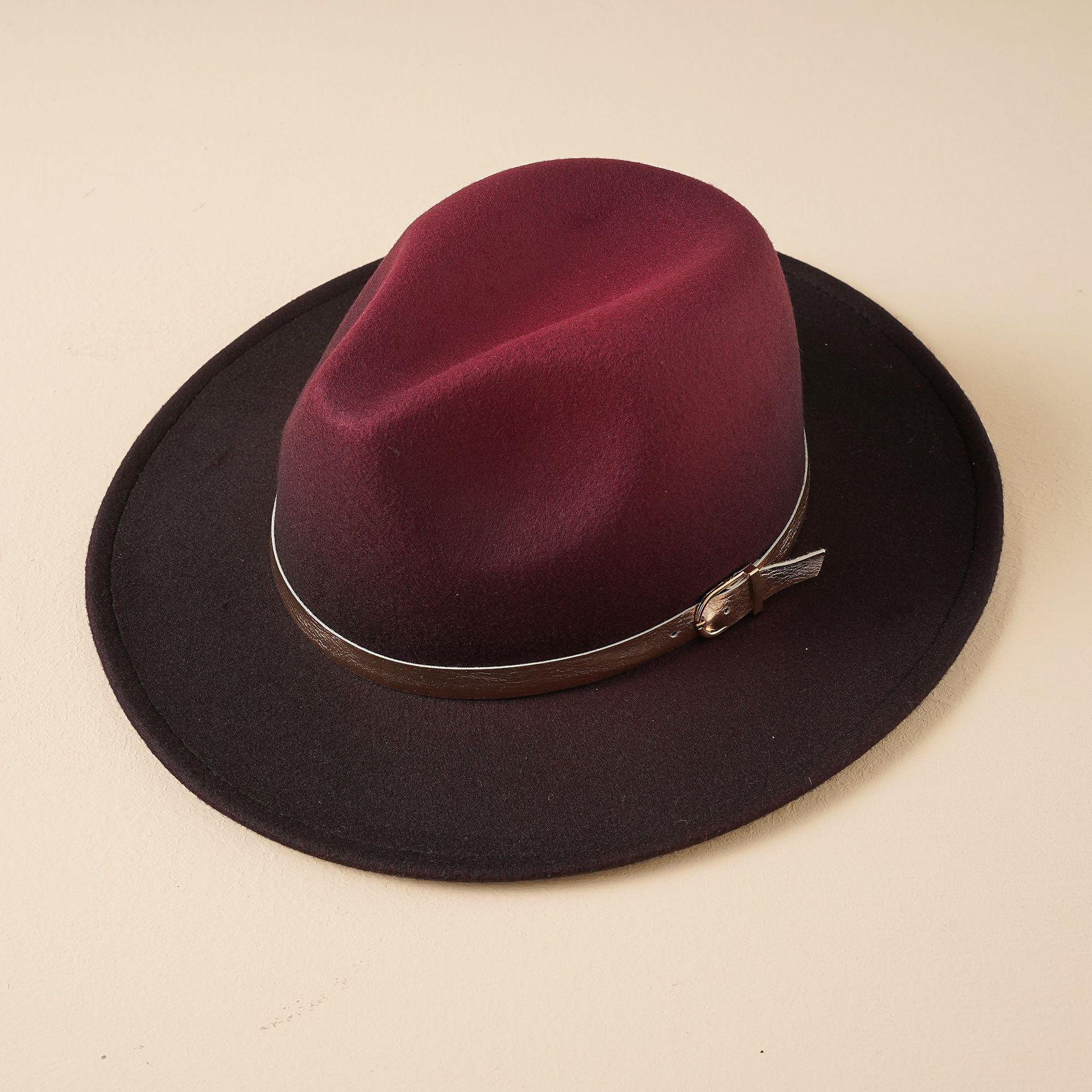 Otoño e invierno sombrero de copa de los hombres sombrero de caballero de ala grande dragón retro británico y fénix sombrero de fieltro más tamaño sombrero de jazz moda