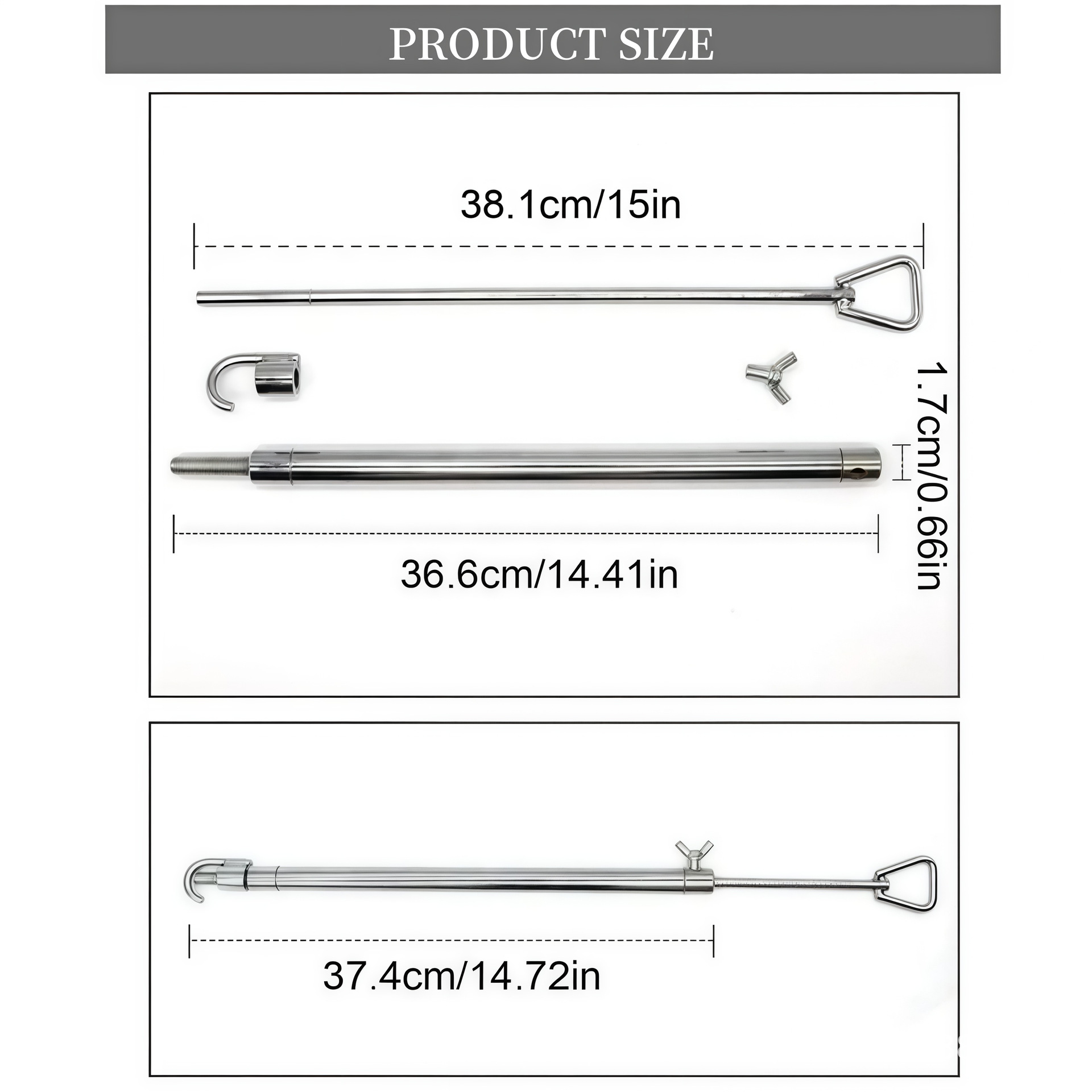 Factory direct sales: adjustable and retractable support rods for car dent repair, used to secure the rear and front of the car door and hood